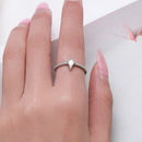 Anillo Solitario Estrella para Mujer