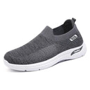 Tenis Comfort Sneakers Hombre Gris con Blanco