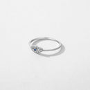 Anillo Solitario con Ojo Griego