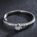 Anillo Solitario Clásico para Mujer