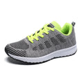 Tenis Max Running Gris con Verde