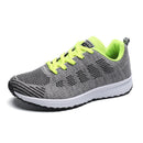 Tenis Max Running Gris con Verde