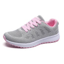 Tenis Max Running Gris con Rosa
